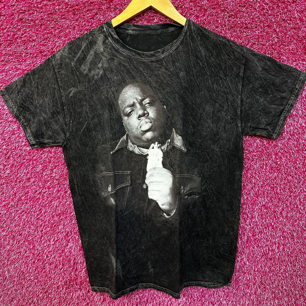 Notorious Big Mineral Wash Biggie Smalls Black washed tee product image 1
