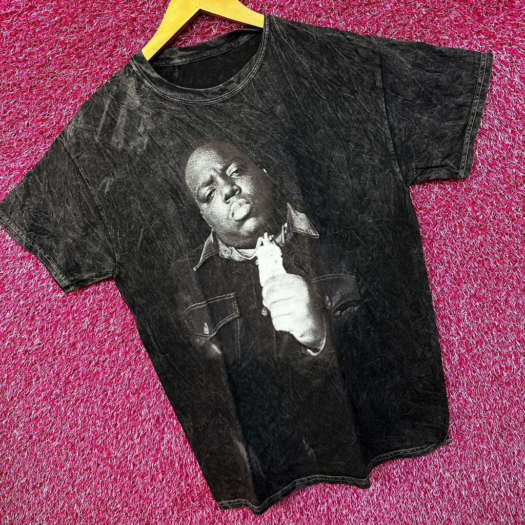 Notorious Big Mineral Wash Biggie Smalls Black washed tee product image 3