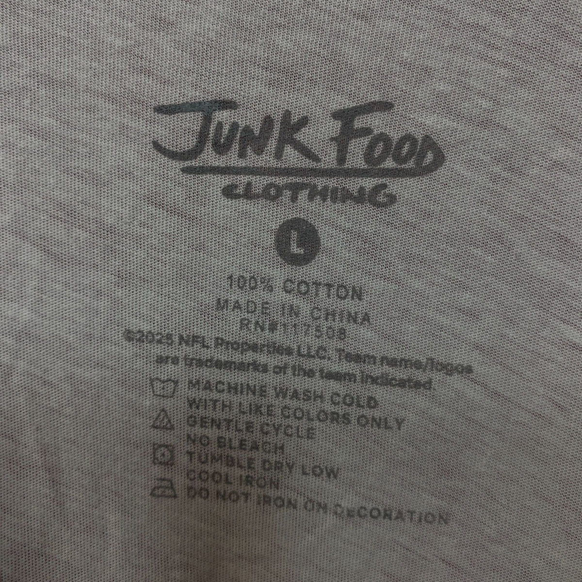 Junk Food NFL Detroit Lions Long Sleeve Cropped T-Shirt product image 5