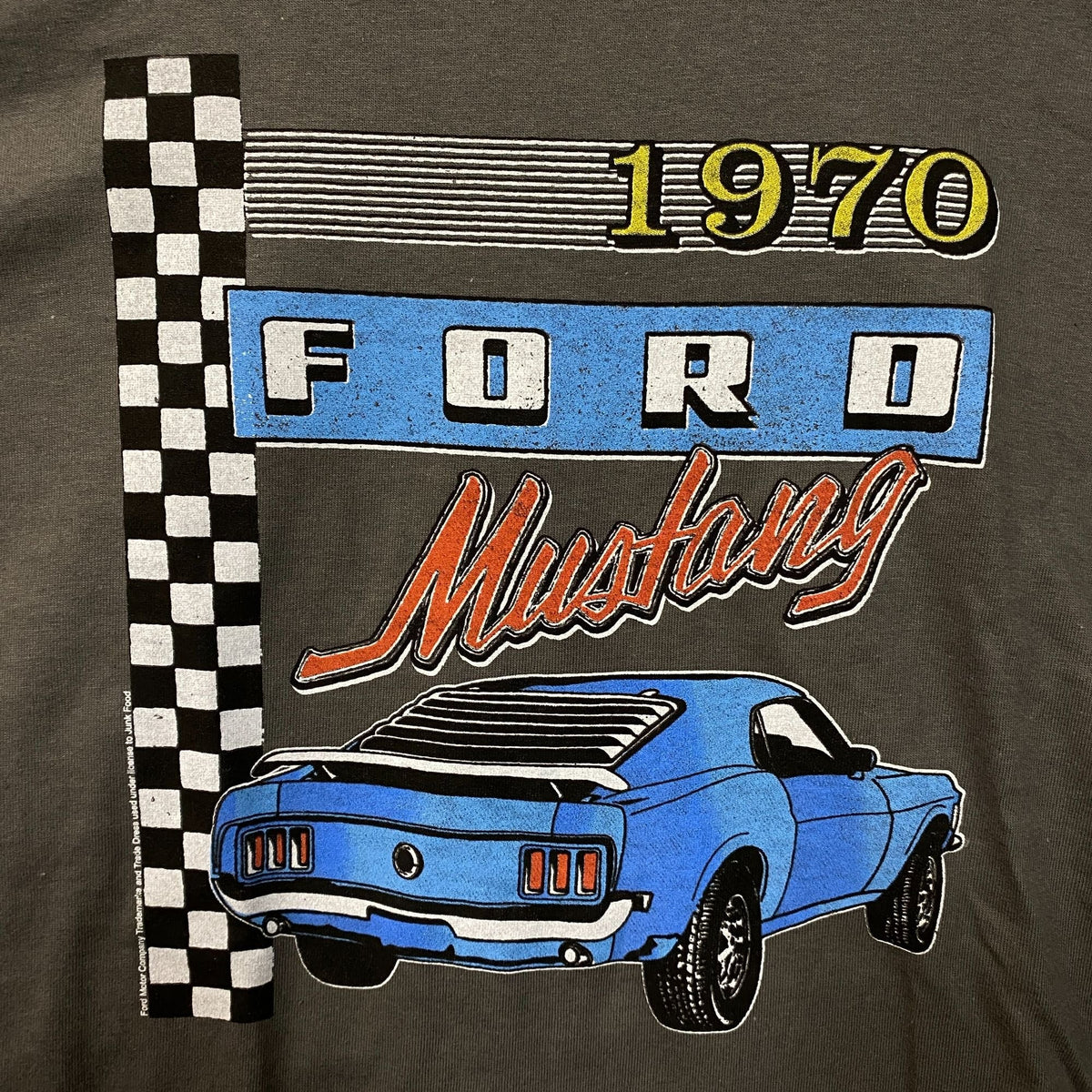 Junk Food Ford Mustang 1970 Graphic T-Shirt Large product image 2