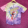 The Rolling Stones Circus Stars Hot Lips Rock Band Tie Dye M product image 1