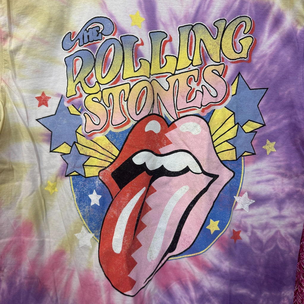 The Rolling Stones Circus Stars Hot Lips Rock Band Tie Dye M product image 2
