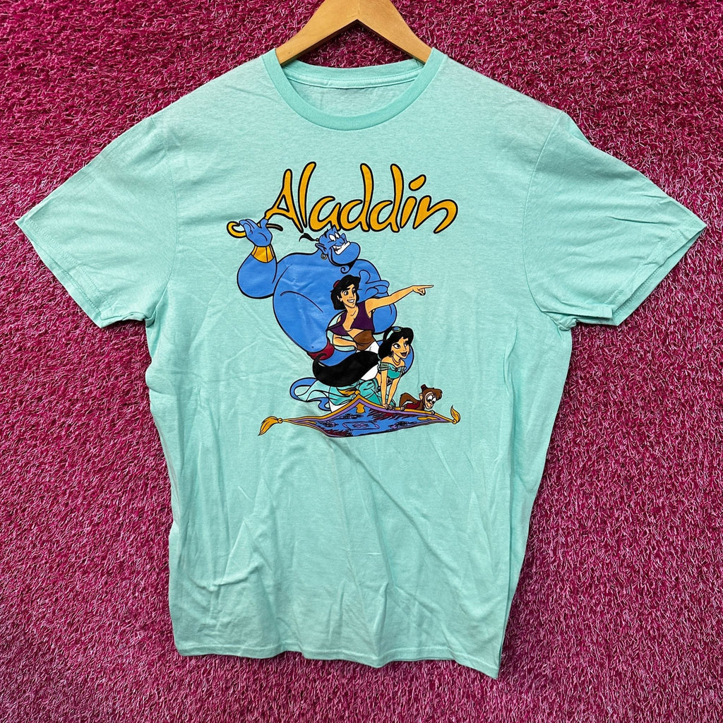 Aladdin Genie Princess Jasmine Apu Magic Carpet Disney Tee L product image 1