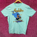 Aladdin Genie Princess Jasmine Apu Magic Carpet Disney Tee L product image 1