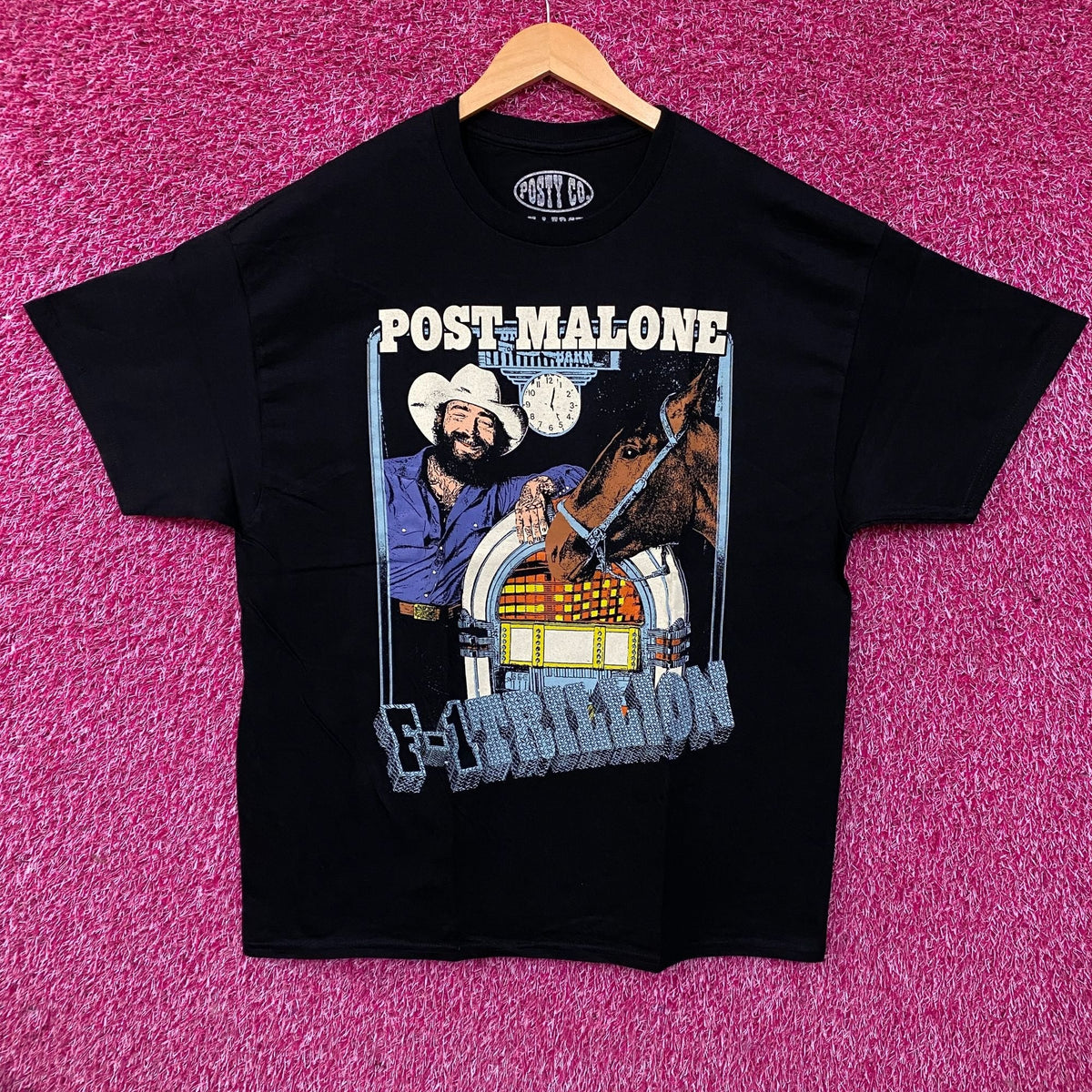 Post Malone F-1 Trillion Jukebox Horse T-Shirt XL product image 1
