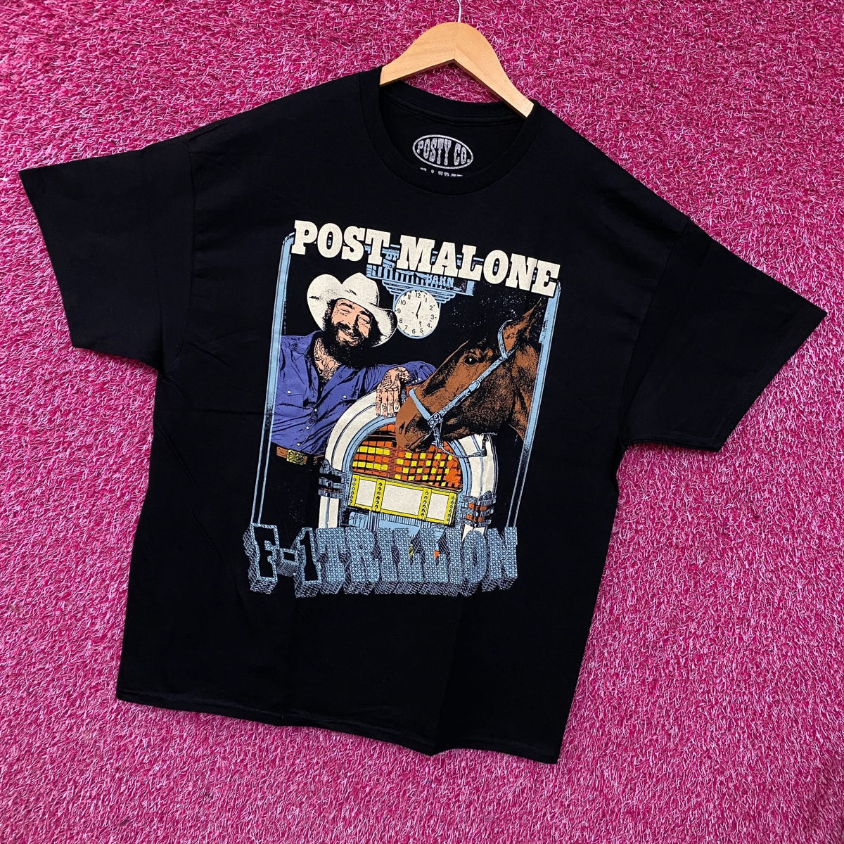 Post Malone F-1 Trillion Jukebox Horse T-Shirt XL product image 3