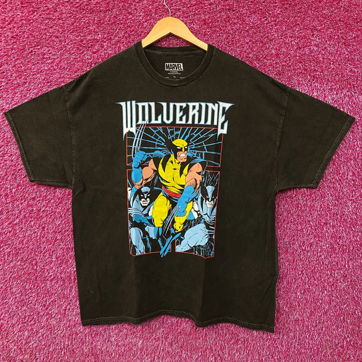 Marvel X-Men Comics Wolverine Mirror Smash T-Shirt XL product image 1