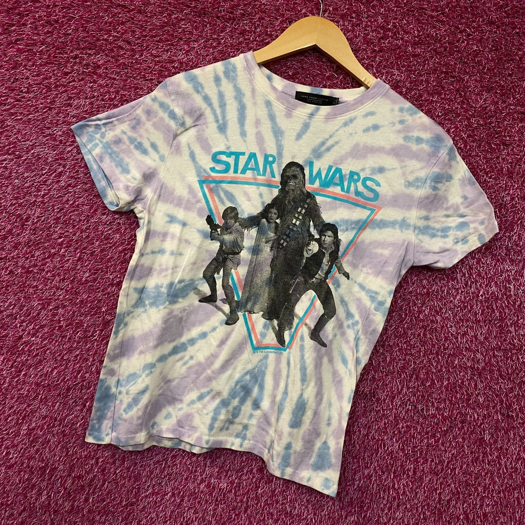 Junk Food Star Wars Heroes Vintage Stye Tie Dye T-Shirt XS product image 3