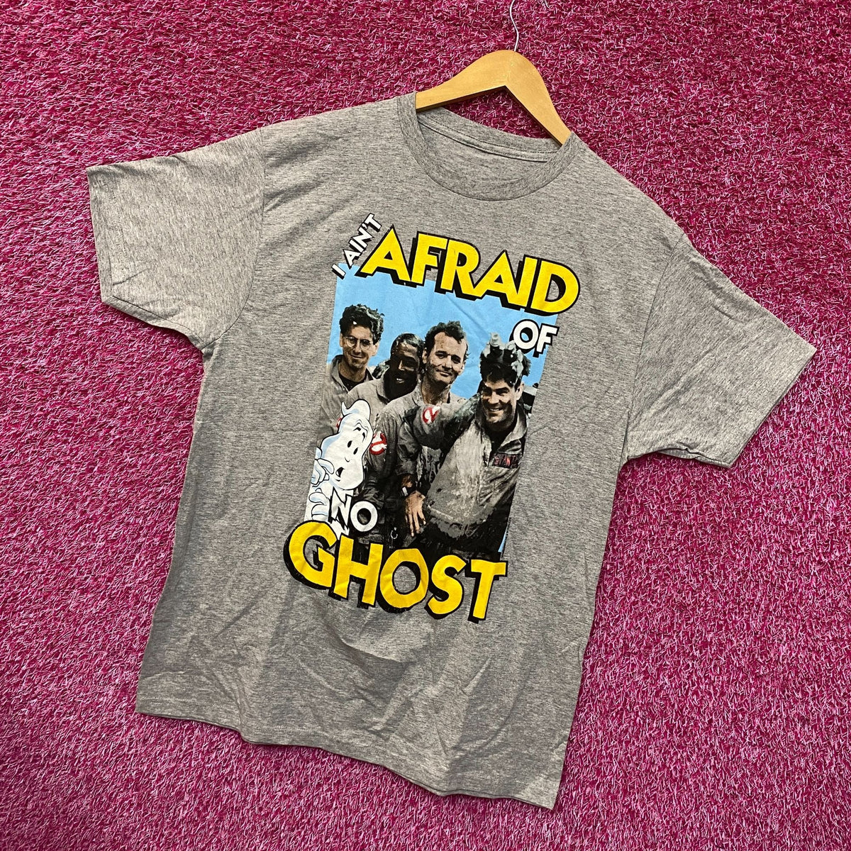 Ghostbusters I Aint Afraid of No Ghost Movie Promo Tee L product image 3
