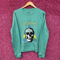 Def Leppard Skull Crew Neck Teal Sweatshirt Small product image 1