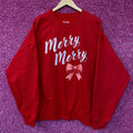 Junk Food Merry Graphic Fleece Sweatshirt XL product image 1