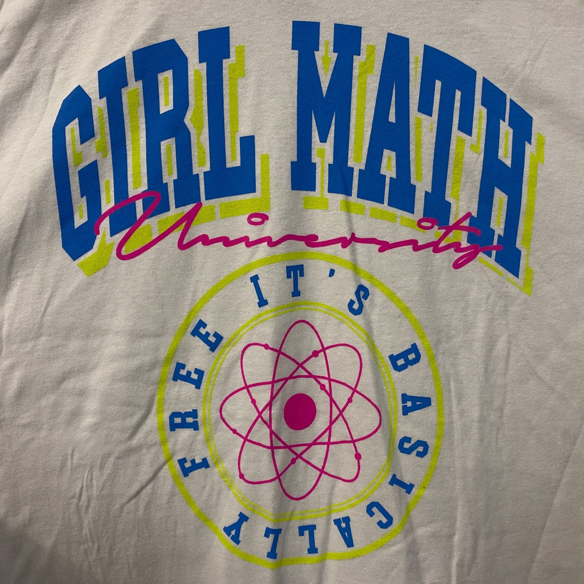 Bioworld "Girl Math University" Graphic T-shirt 2XL product image 2