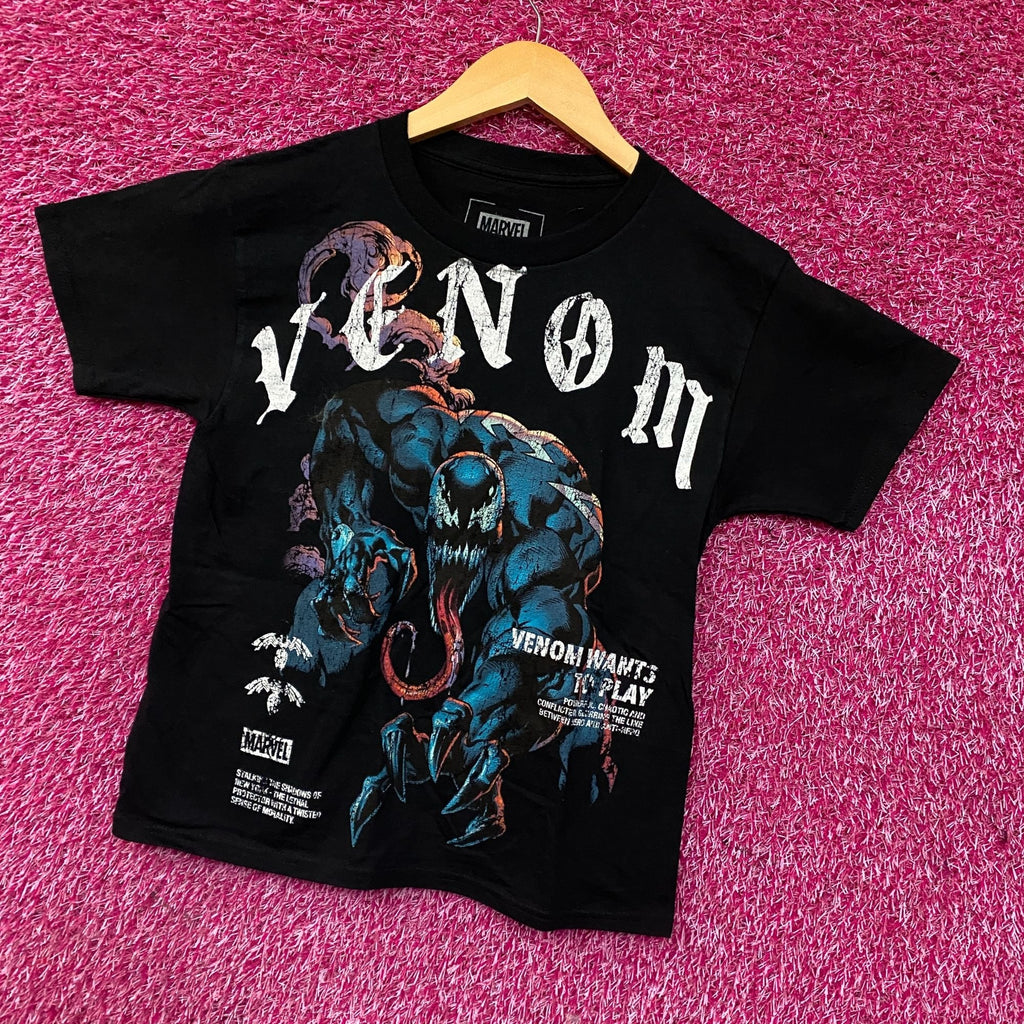 Marvel Venom Symbiote Wants To Play Graphic T-Shirt Small product image 3