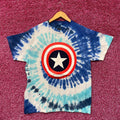 Captain American Shield Marvel Cinematic Universe Tie Dye L product image 1