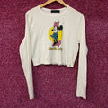 Junk Food x Disney Minnie Mouse Long Sleeve Baby Crop Large