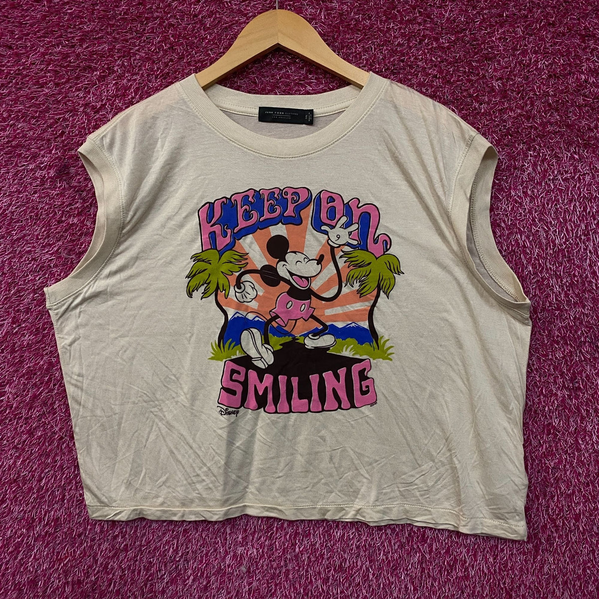 Junk Food Clothing Mickey Mouse Keep On Smiling Graphic product image 1