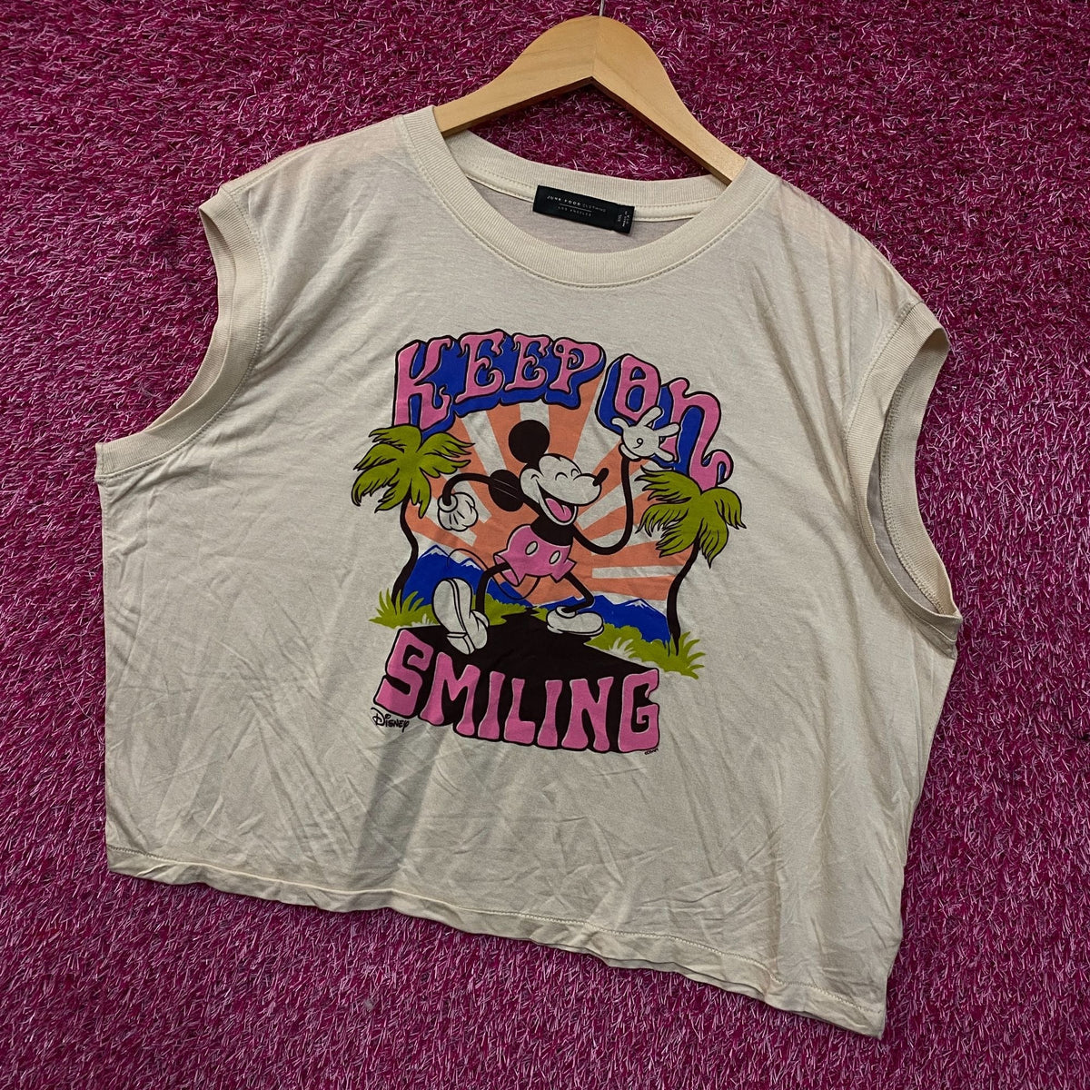 Junk Food Clothing Mickey Mouse Keep On Smiling Graphic product image 3