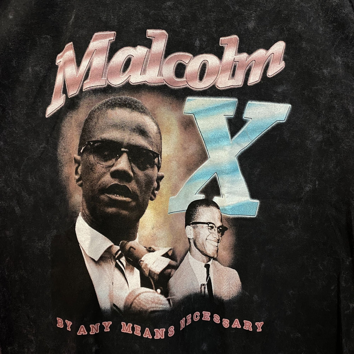 Malcom X By Any Means Necessary American Legend Tee L product image 2