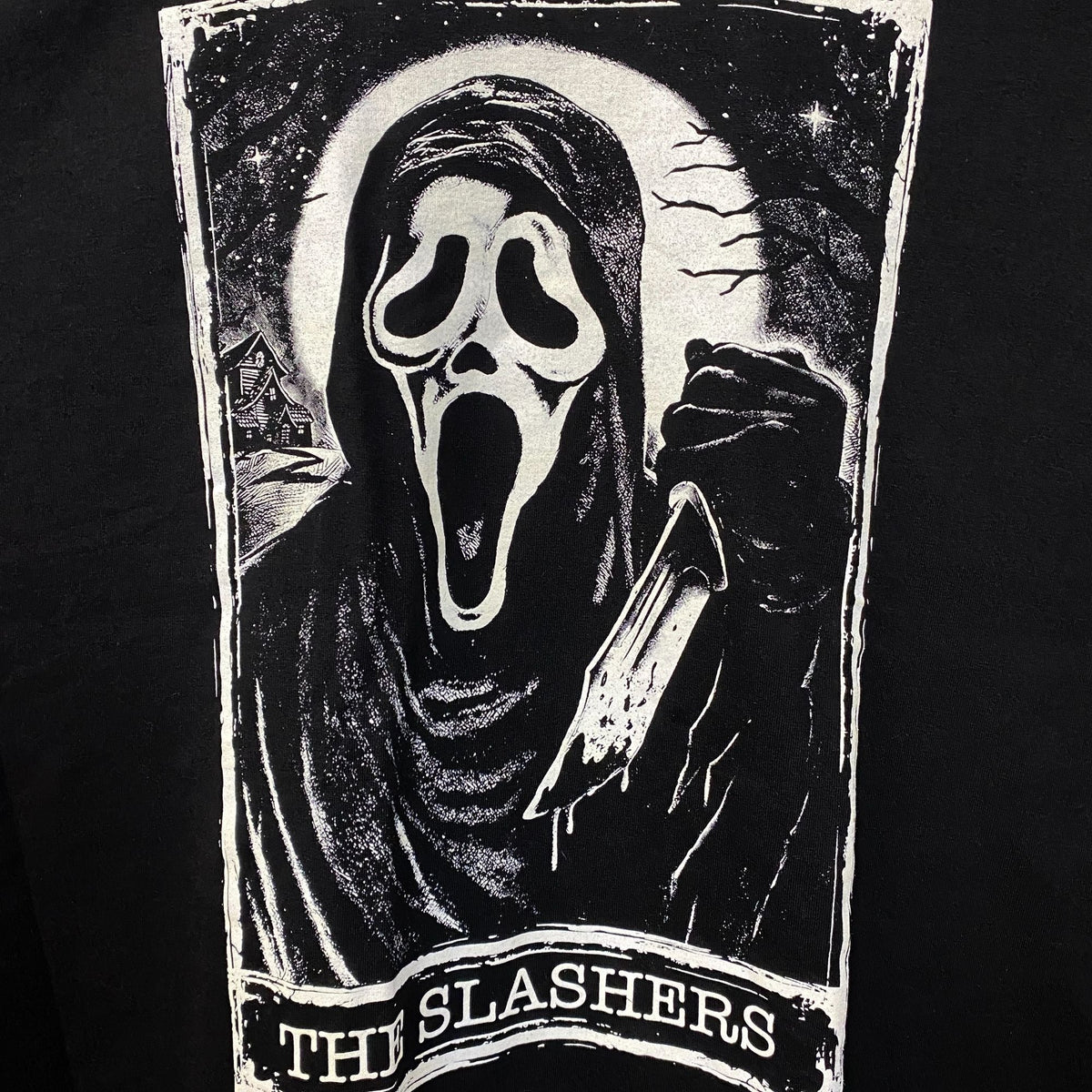 Scream Ghost Face "The Slasher" Tarot Card Graphic T-Shirt product image 2