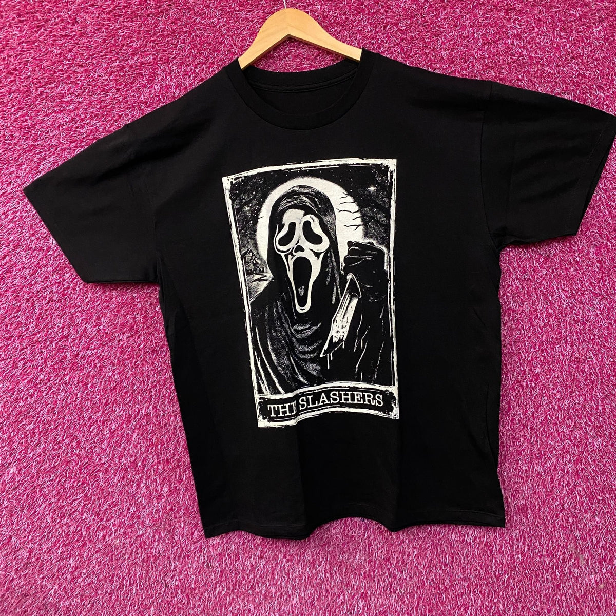 Scream Ghost Face "The Slasher" Tarot Card Graphic T-Shirt product image 3