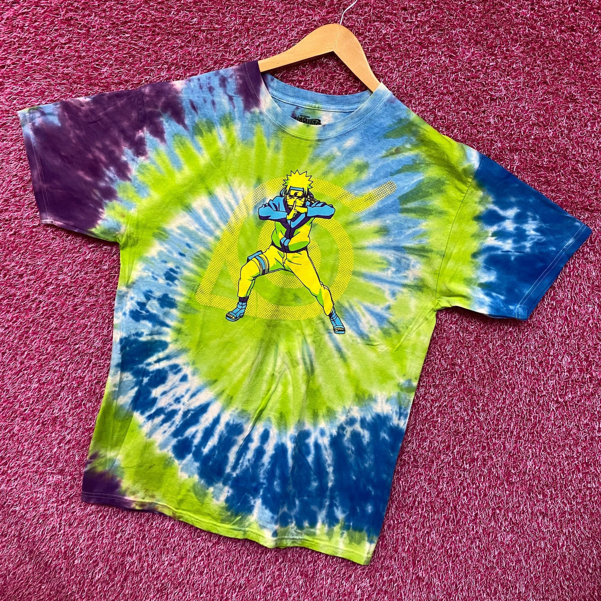 Naruto Shadow Clone Jutsu Shippuden Anime Tie Dye L product image 3