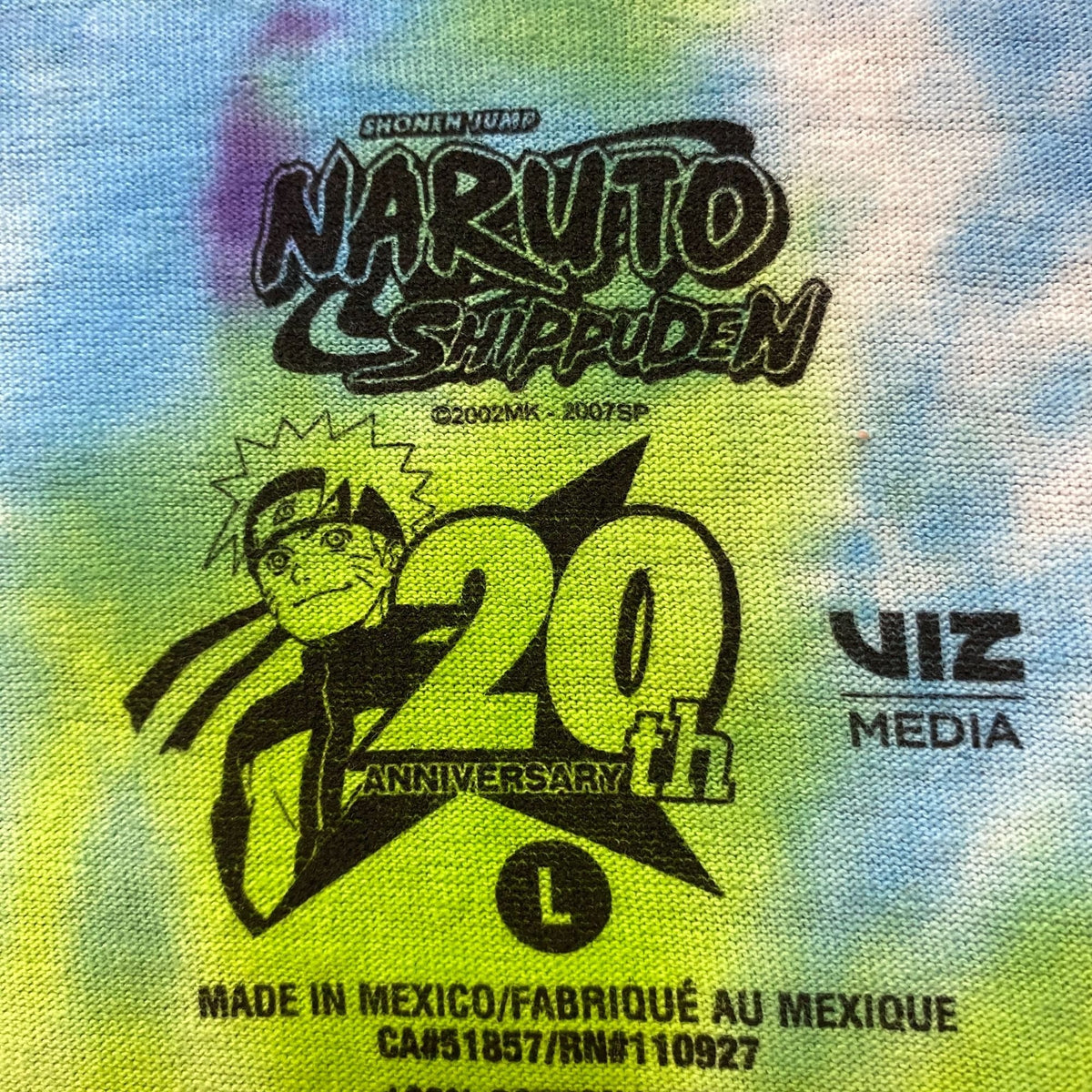 Naruto Shadow Clone Jutsu Shippuden Anime Tie Dye L product image 4