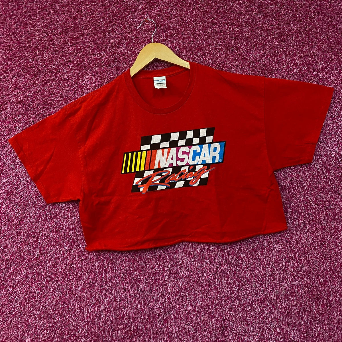 Junk Food Clothing NASCAR Racing Flea Market Crop Tee Large product image 3