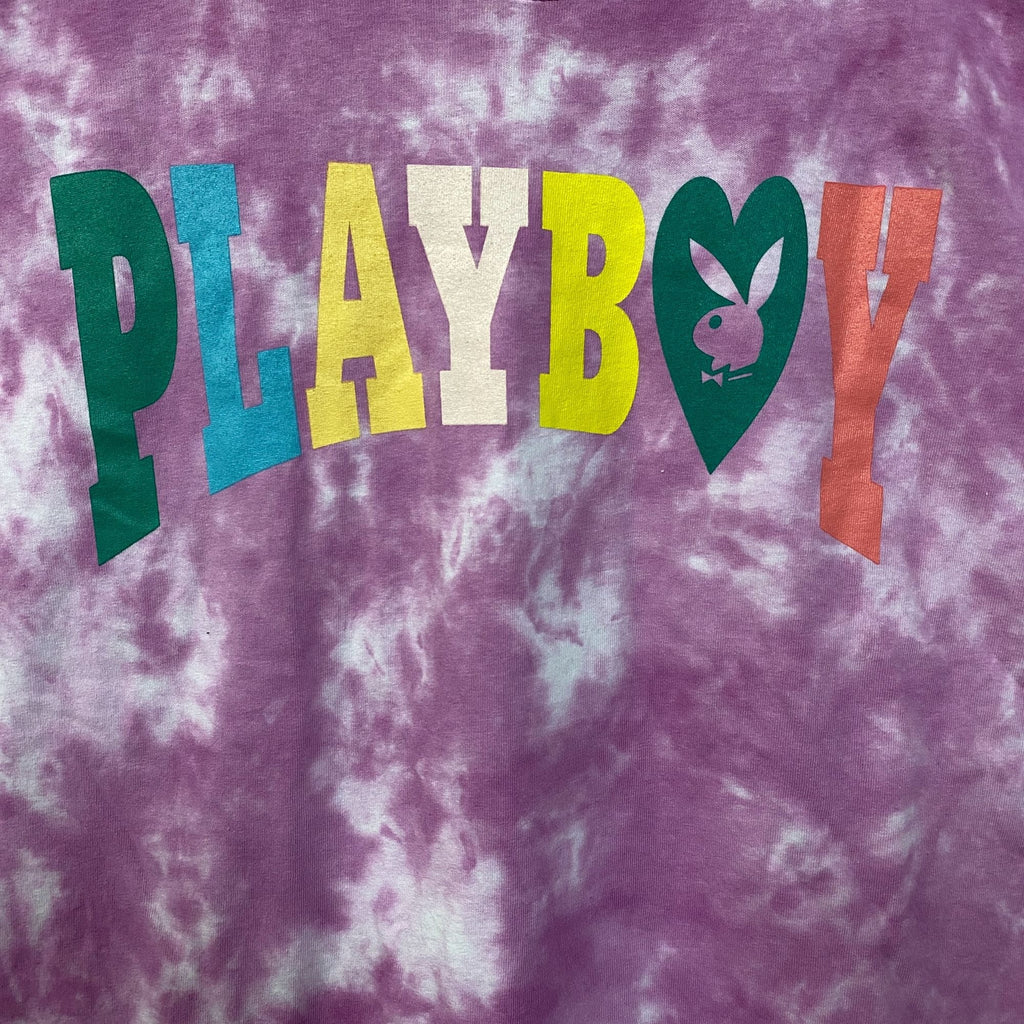 Playboy Colorful Arc Logo Tie-Dye Graphic T-Shirt XL product image 2
