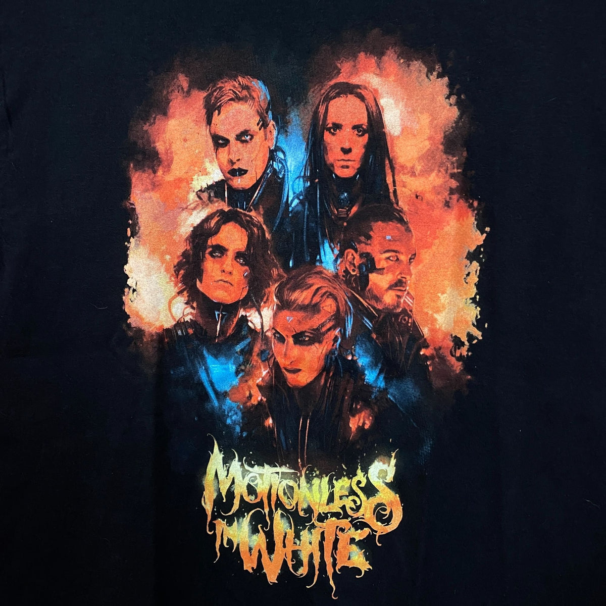 Motionless in White Watercolor Portrait T-shirt size large product image 2
