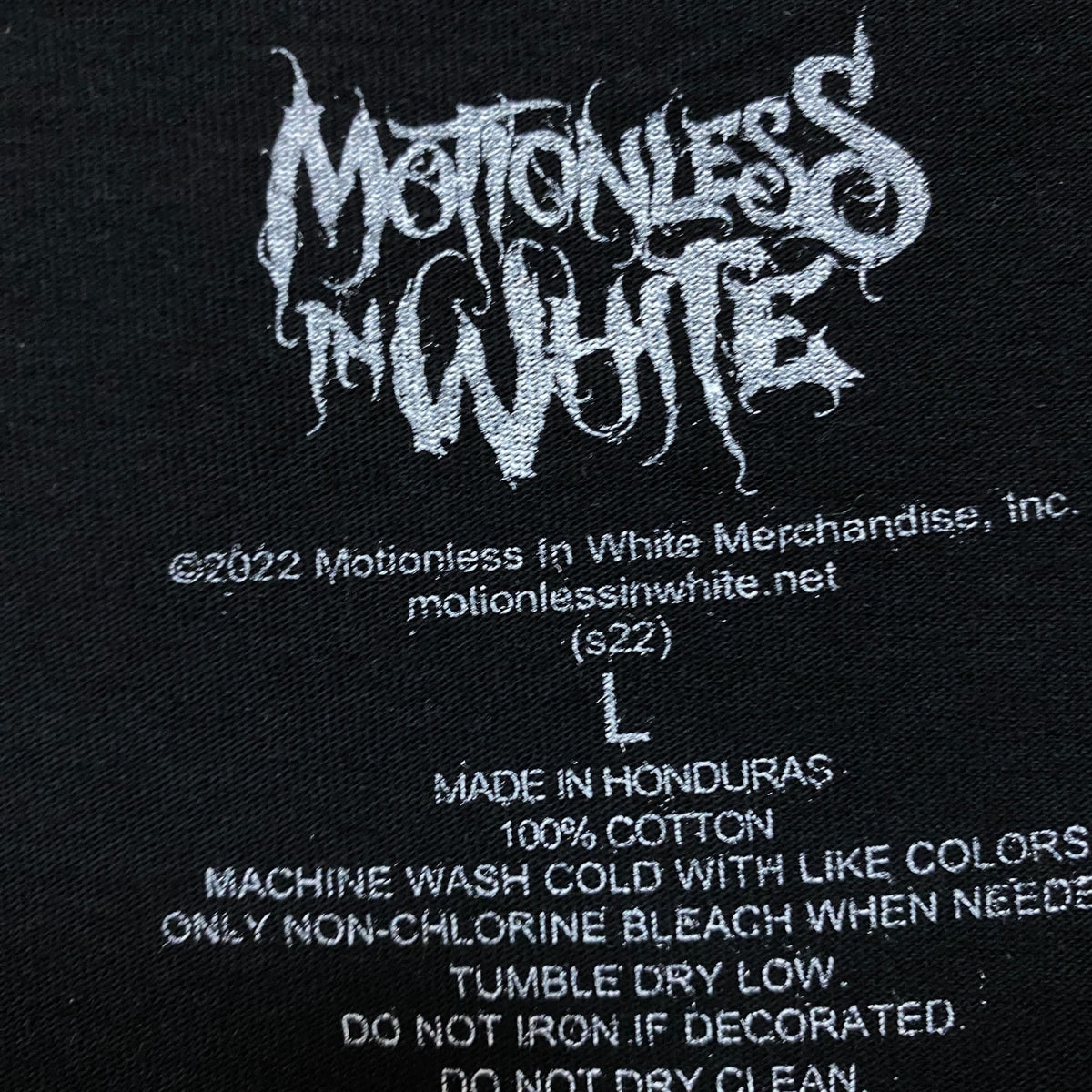 Motionless in White Watercolor Portrait T-shirt size large product image 4