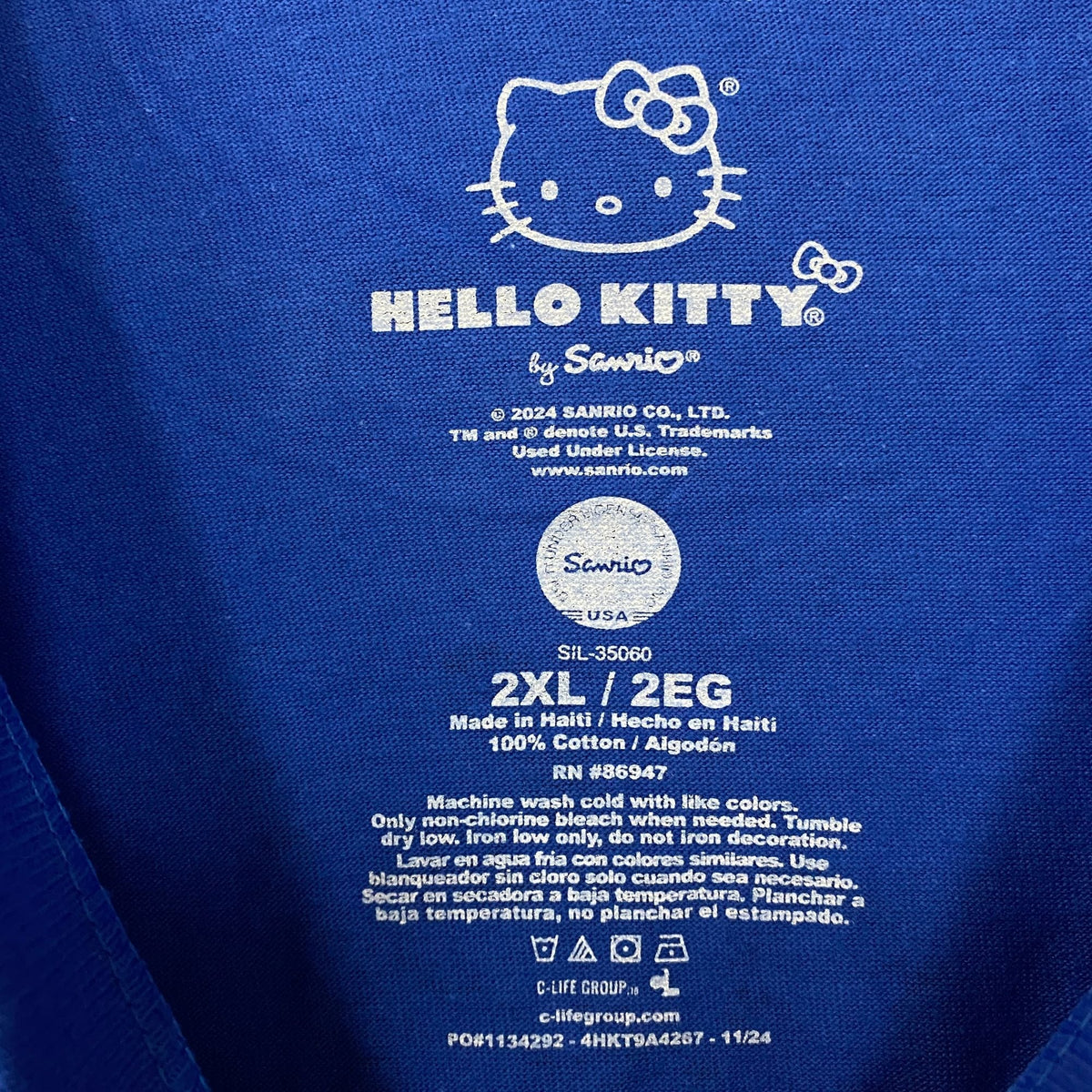 Sanrio Hello Kitty Brooklyn Cute Graphic T-Shirt 2XL product image 10