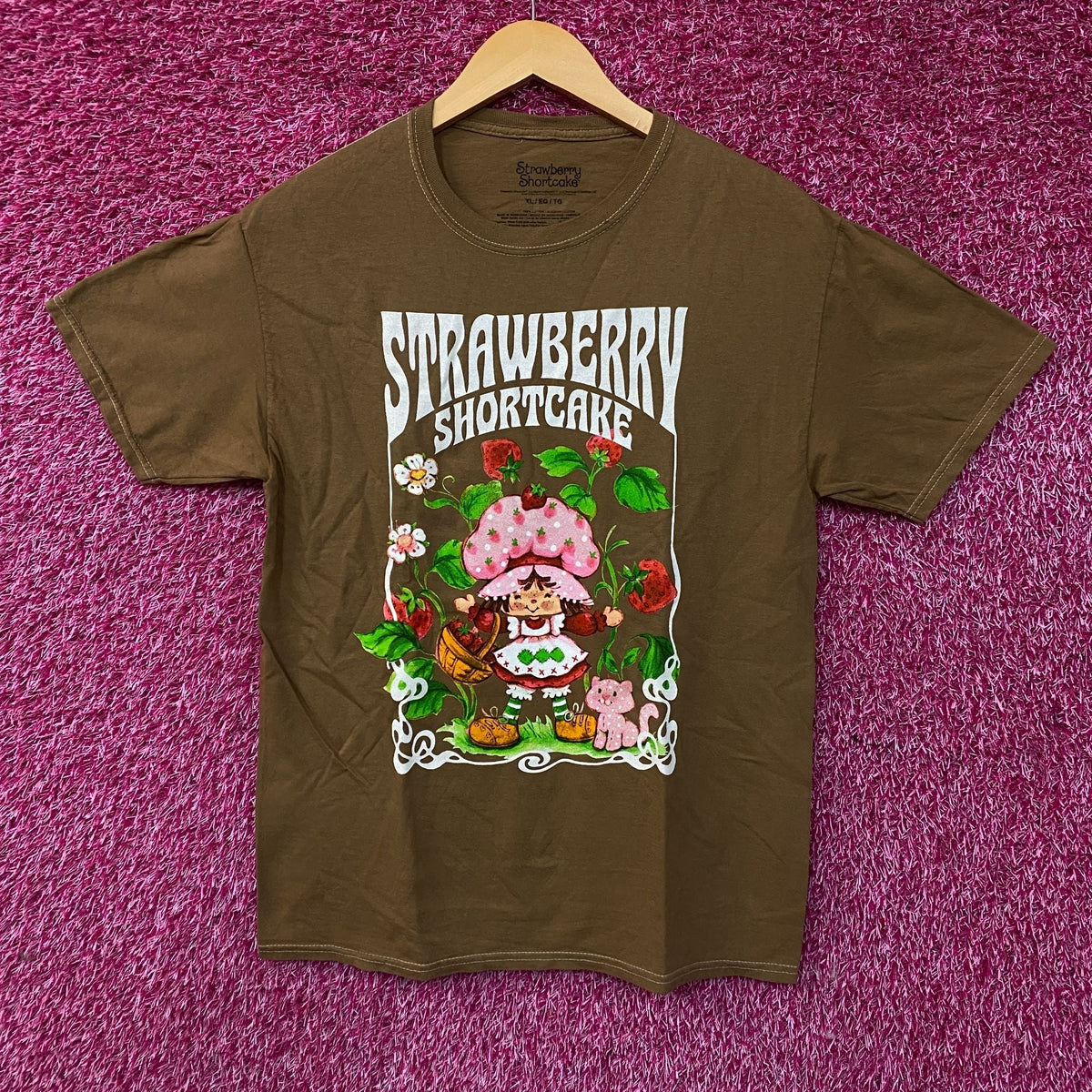 Strawberry’s Shortcake Women's Cute Mineral Wash Tshirt product image 1