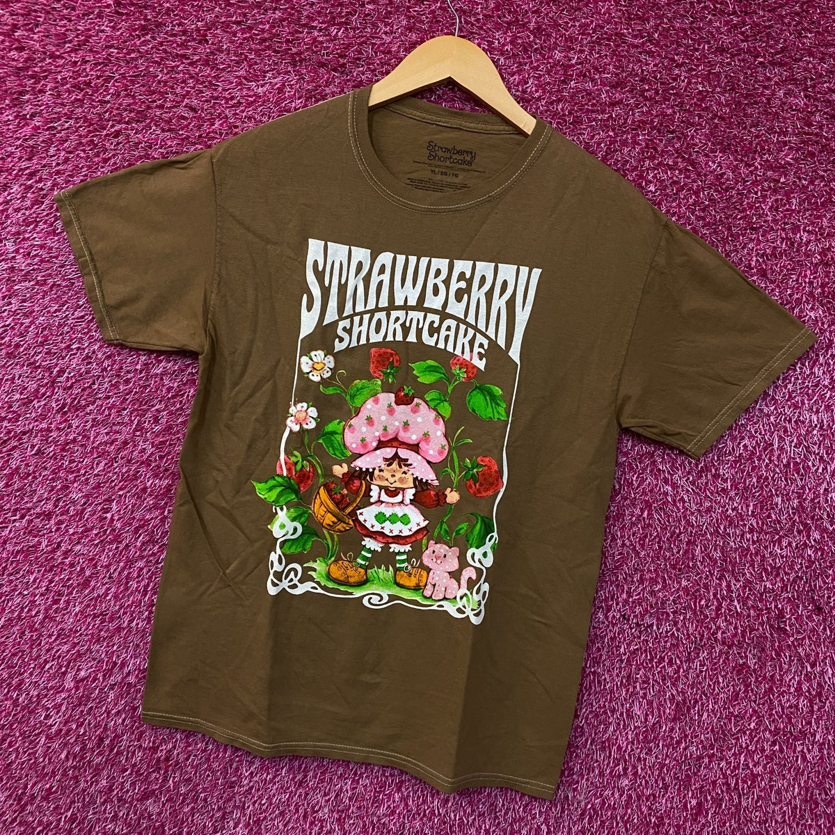 Strawberry’s Shortcake Women's Cute Mineral Wash Tshirt product image 3