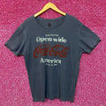 Coca-Cola Enjoy Coke 1984 Open Wide America Promo Tee L product image 1