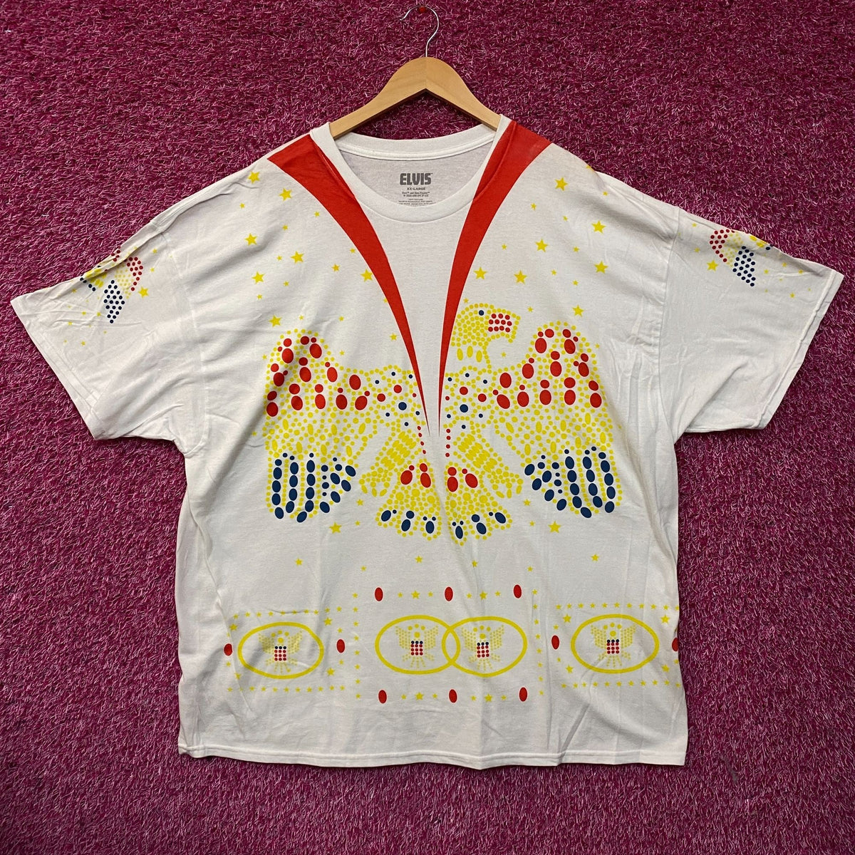 Elvis Presley Iconic Jumpsuit Costume Oversized Tee 2XL product image 1