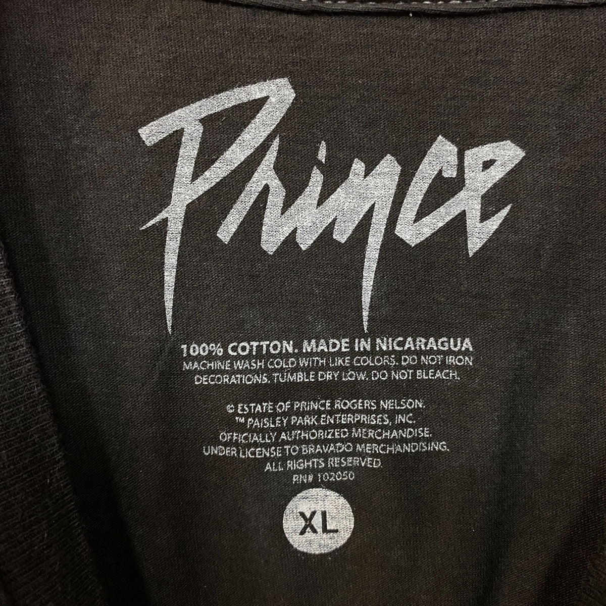 Prince Controversy Washed Acid-Wash Graphic T-Shirt XL product image 4