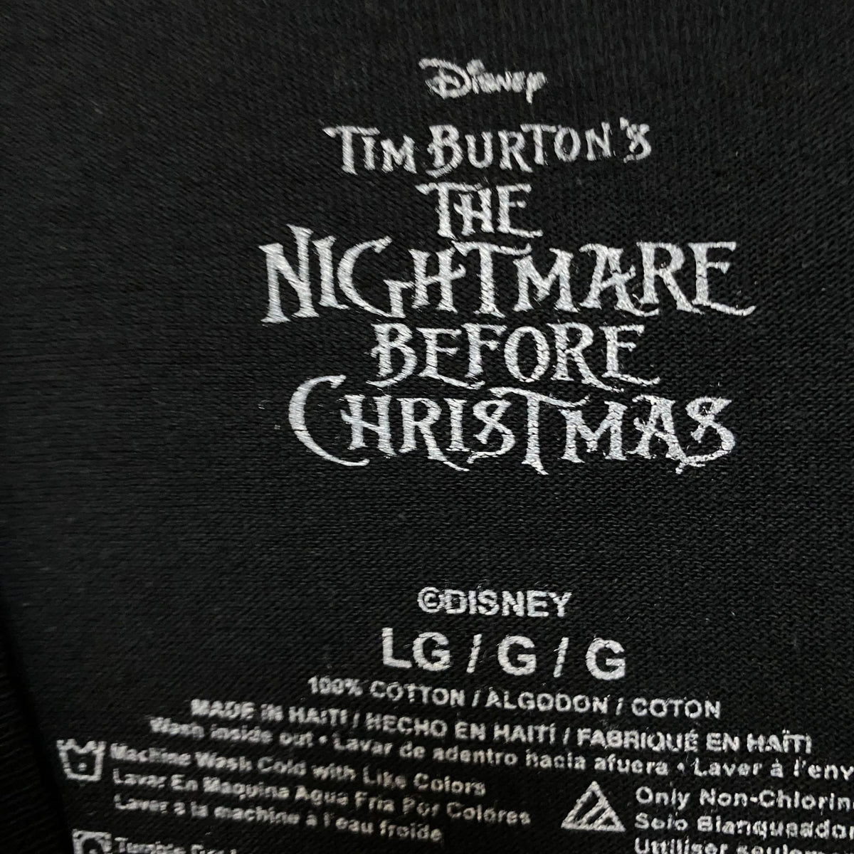 The Nightmare Before Christmas Jack Skellington Disney Tee L product image 4