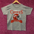 Junk Food Clothing Kansas City Chiefs Helmet Logo Graphic product image 1