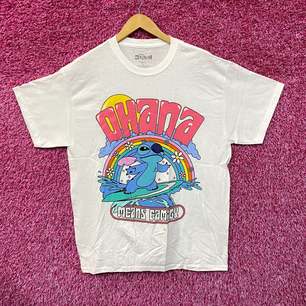 Stitch Surfing Ohana Means Family Disney Lilo & Tee L product image 1