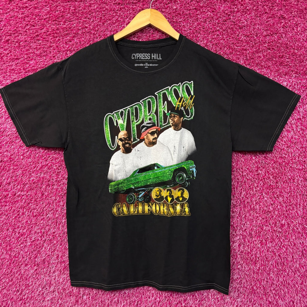 Cypress Hill Emerald Low Rider California Rap Trio Tee Large product image 1