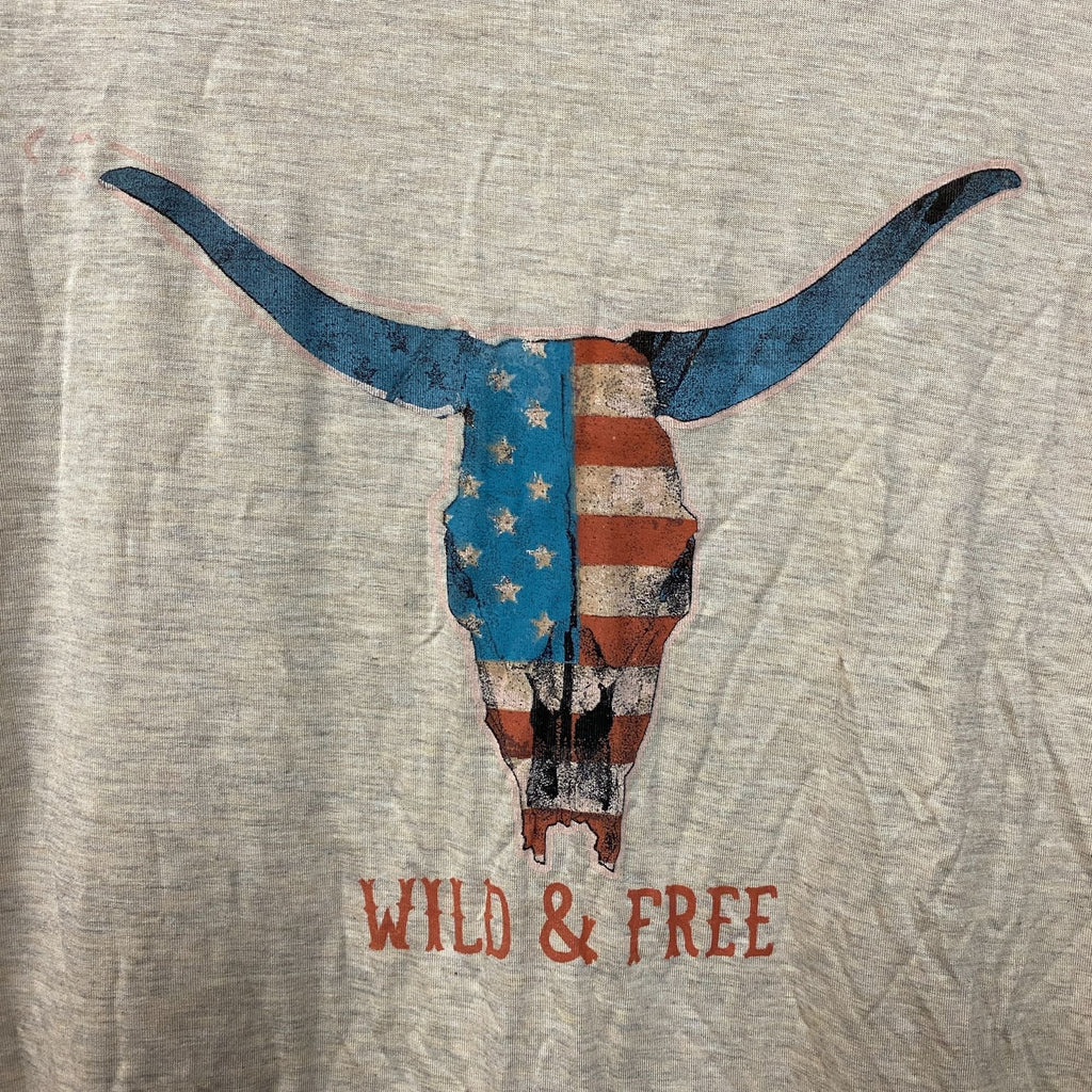 Maurices Americana Wild & Free Graphic T-Shirt Large product image 2