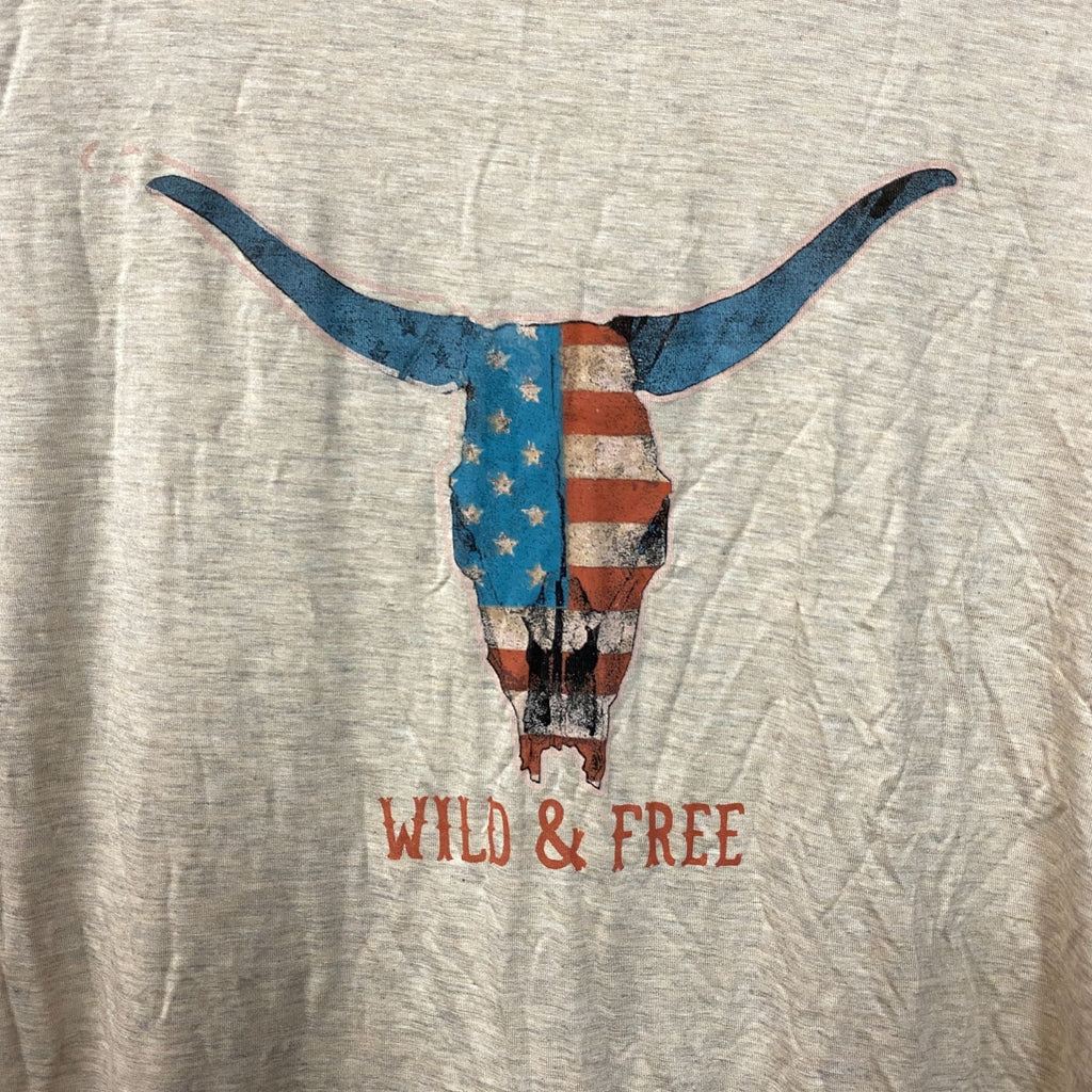 Maurices Americana Wild & Free Graphic T-Shirt Large product image 4