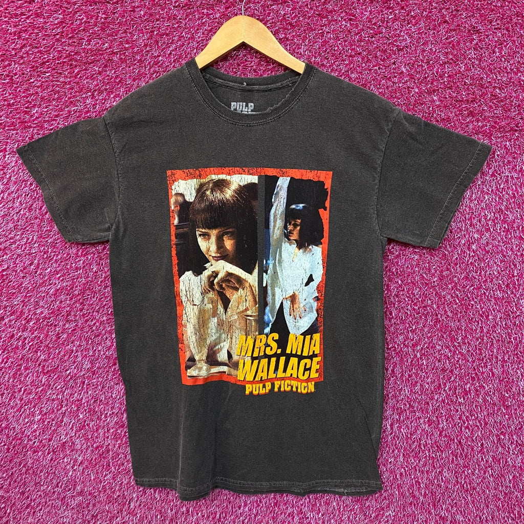 Pulp Fiction Mrs Mia Wallace Poster Movie Tee L