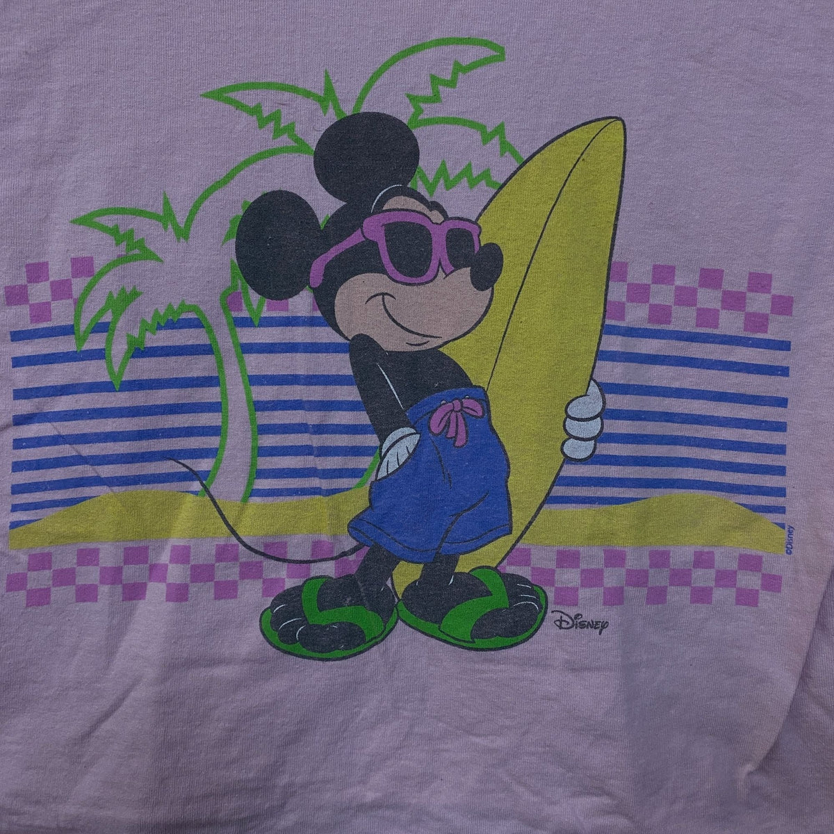 Junk Food Clothing Mickey Mouse Surf Flea Market Pink Crop product image 2
