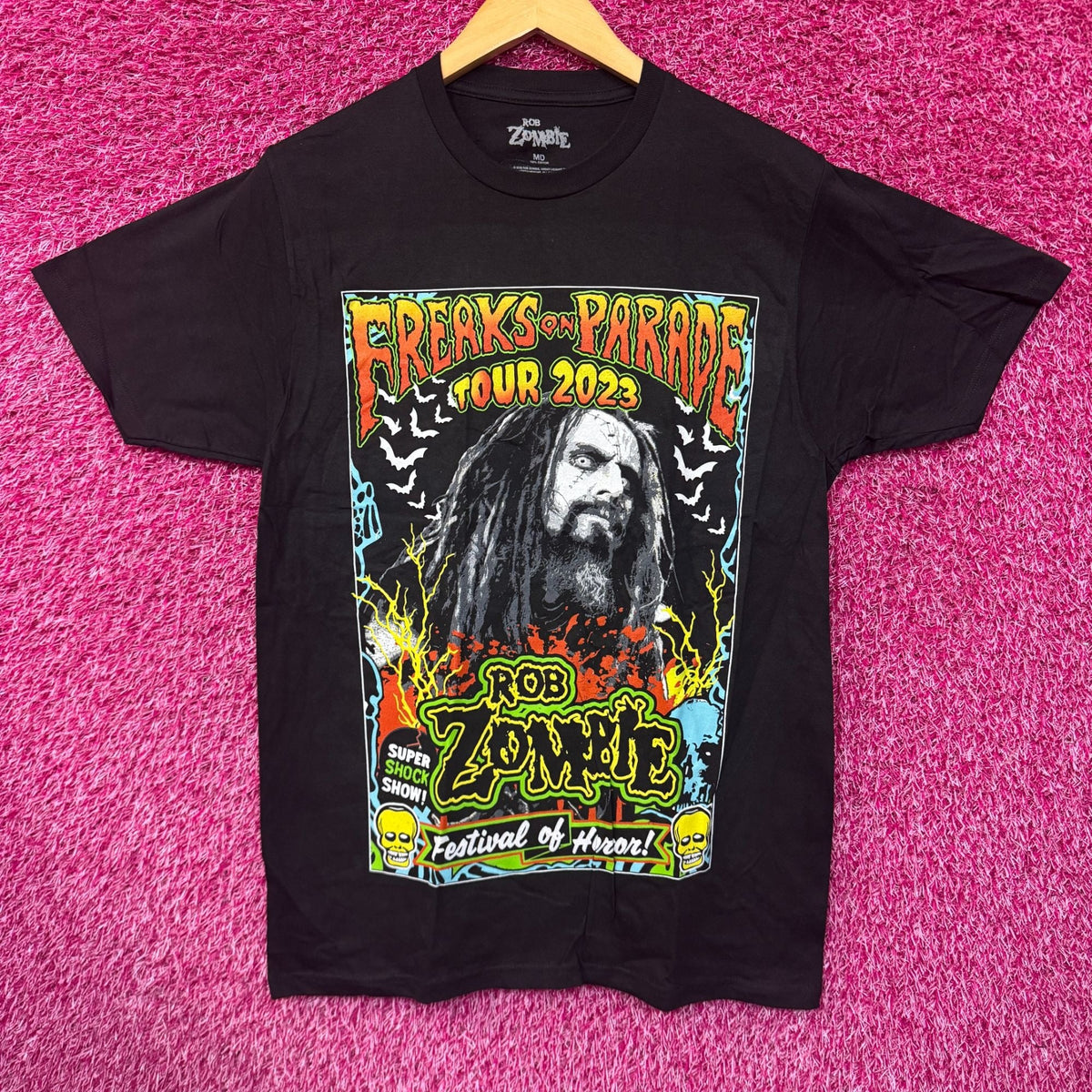 Rob Zombie Freaks on Parade Tour Industrial Rock Band Tee M product image 1