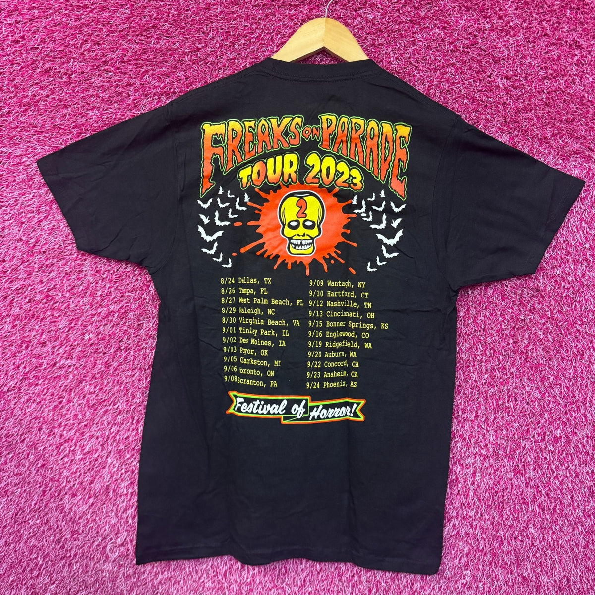 Rob Zombie Freaks on Parade Tour Industrial Rock Band Tee M product image 3