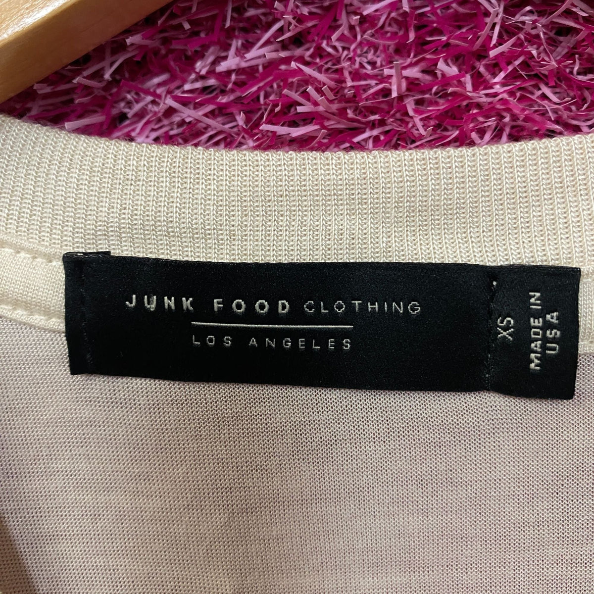Junk Food Clothing Ford Bronco Sunset Graphic Tissue Crop Tank XS