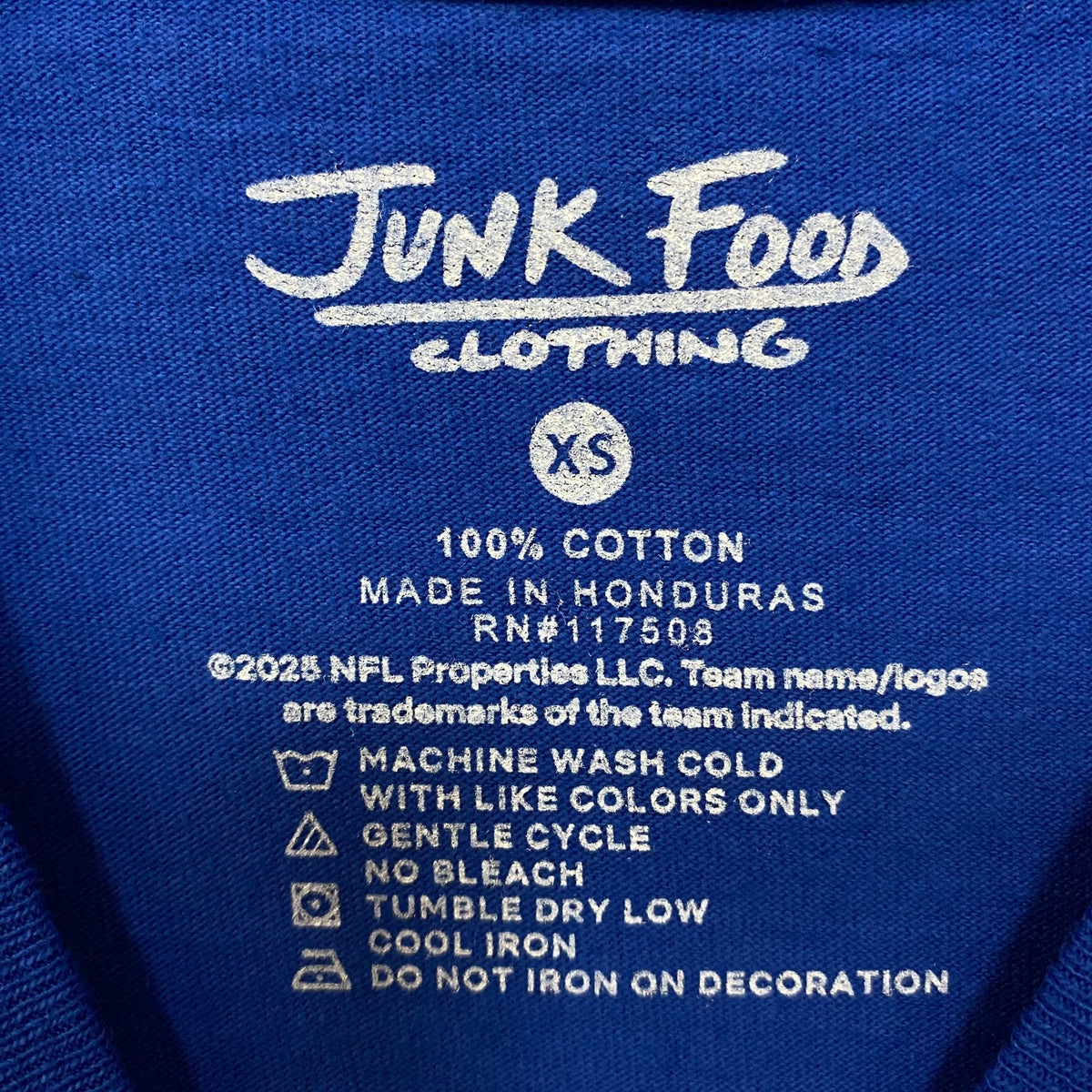 Junk Food Clothing NFL Buffalo Bills Checkdown Flea Market product image 4