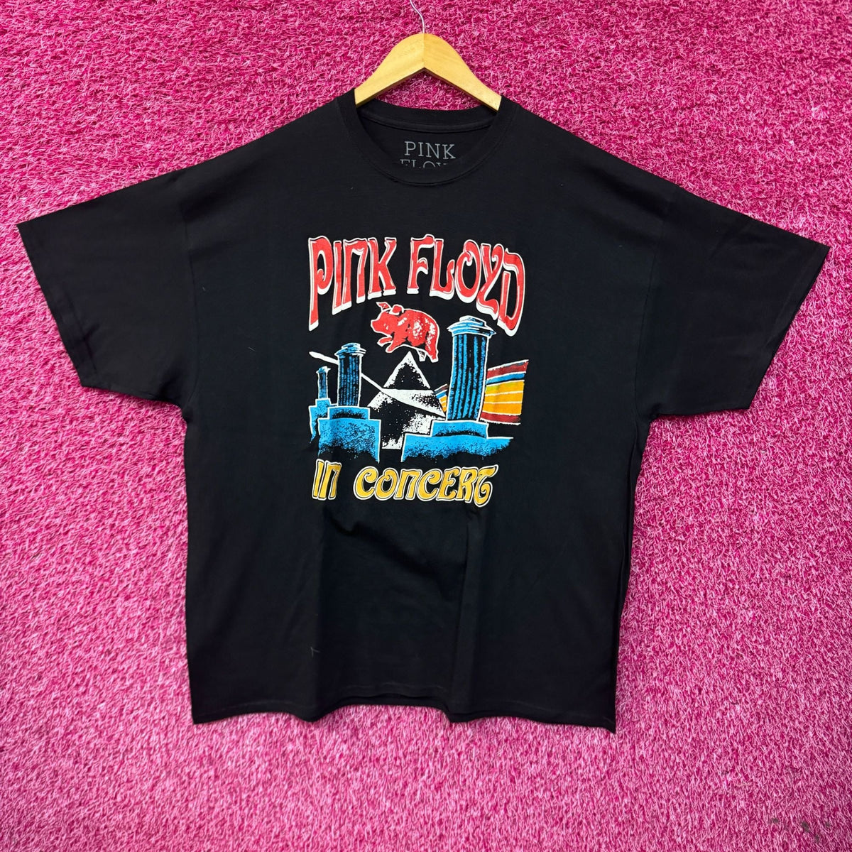 Pink Floyd Animals In Concert Psychedelic Rock Band Tee 2XL product image 1