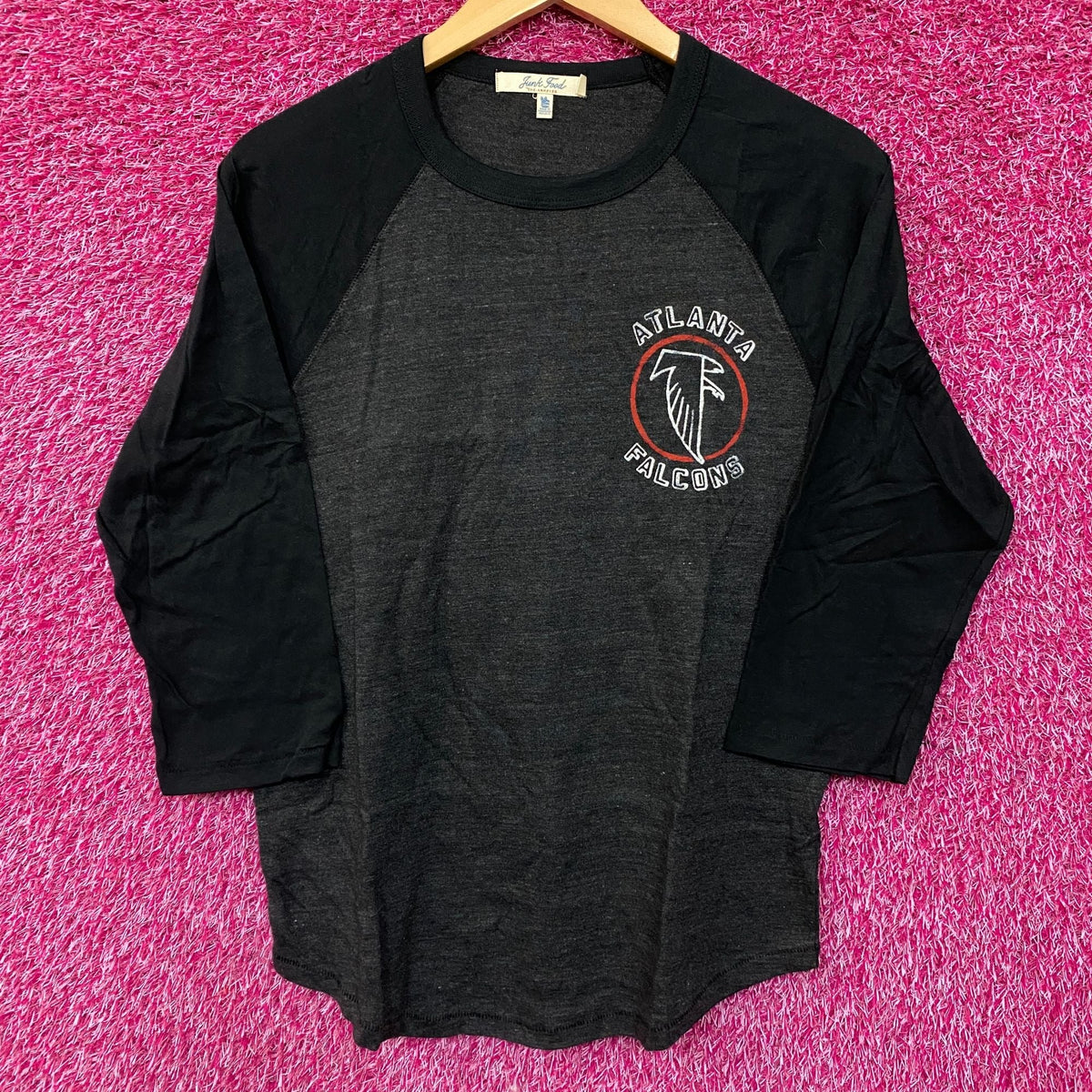 Junk Food Atlanta Falcons NFL Team Apparel Raglan 3/4 product image 1
